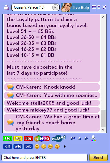 king jackpot live chat board