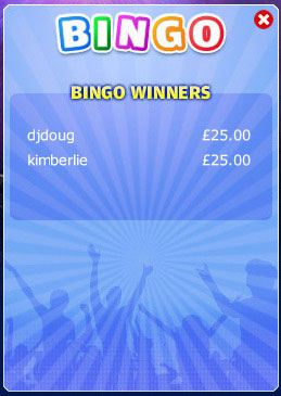 king jackpot winning bingo message