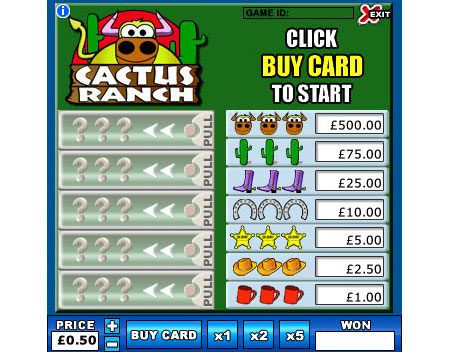 king jackpot cactus ranch online instant win game