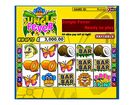 king jackpot jungle fever 5 reel online slots game