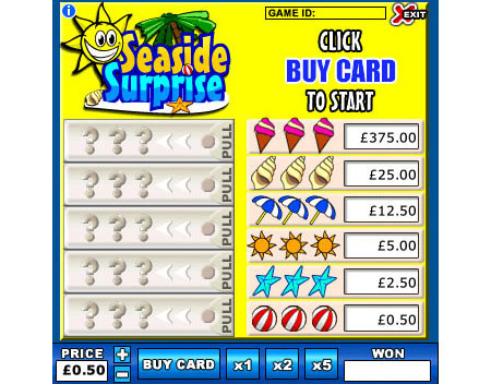 king jackpot seaside surprise online instant win game