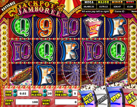 king jackpot jackpot jamboree 5 reel online slots game